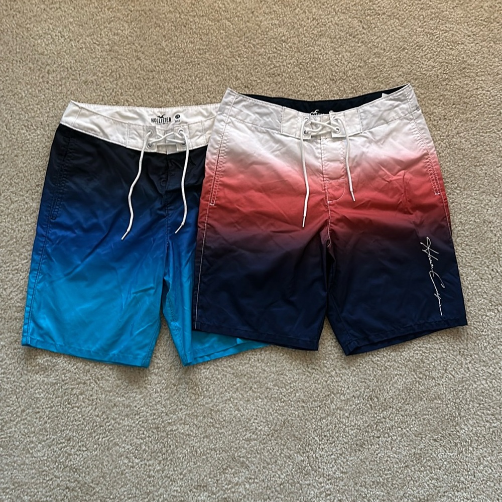 Like new! Youth Hollister board shorts